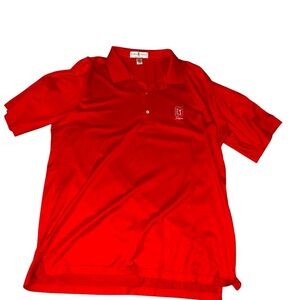Fairway & Greene “Respect for the Game” Polo TPC Sawgrass Logo – Red Size XL
